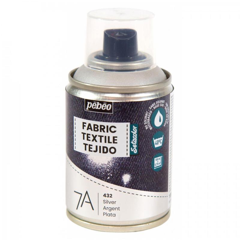 7A sprej na textil 100 ml, silver