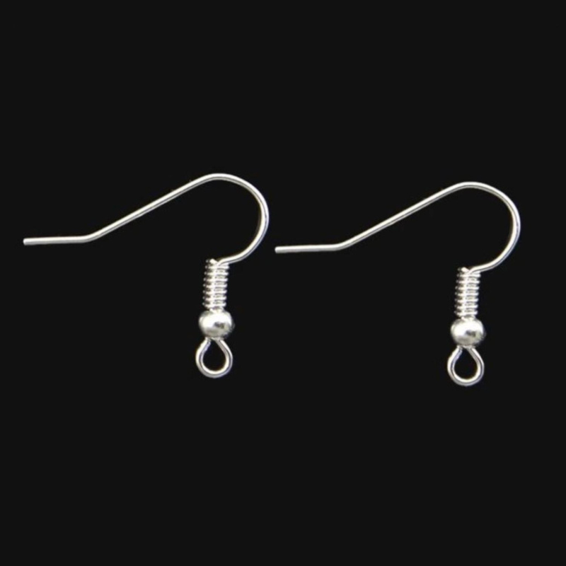 Háček 17 x 0,5 mm, 10 ks, platinový