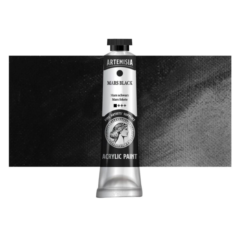 Akrylová barva Artemisia mars black, 120 ml 