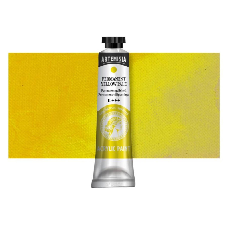 Akrylová barva Artemisia permanent yellow pale, 40 ml