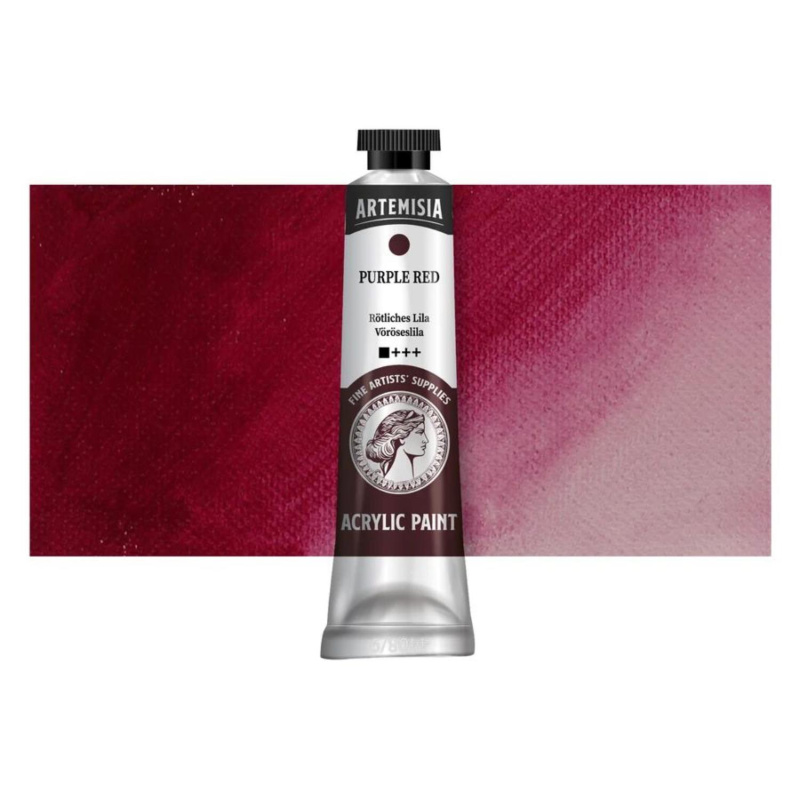 Akrylová barva Artemisia purpurově červená, 40 ml