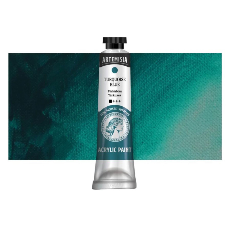 Akrylová barva Artemisia turquoise blue, 40 ml