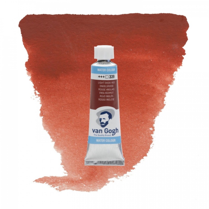 Akvarelové barva Van Gogh, 10 ml, Light oxide red