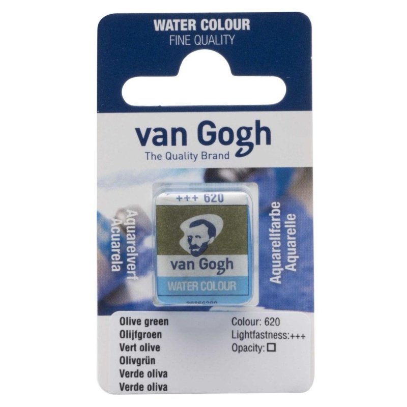 Akvarelová barva Van Gogh, 2 ml, Olive green