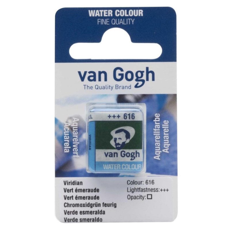Akvarelová barva Van Gogh, 2 ml, Viridian