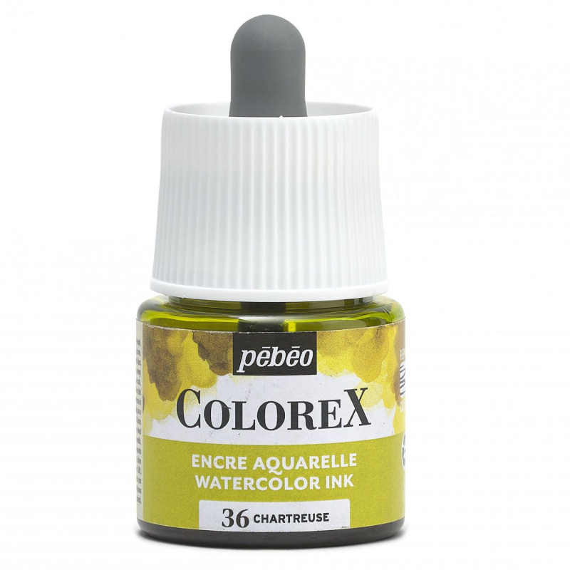 Akvarelový inkoust COLOREX, chartreuse 45 ml 
