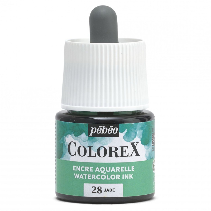 COLOREX akvarelový inkoust, nefritový 45 ml 