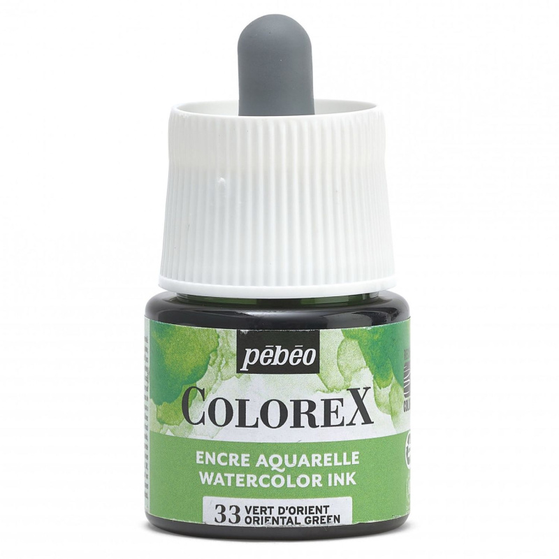 Akvarelový inkoust COLOREX, orientální zelená 45 ml 