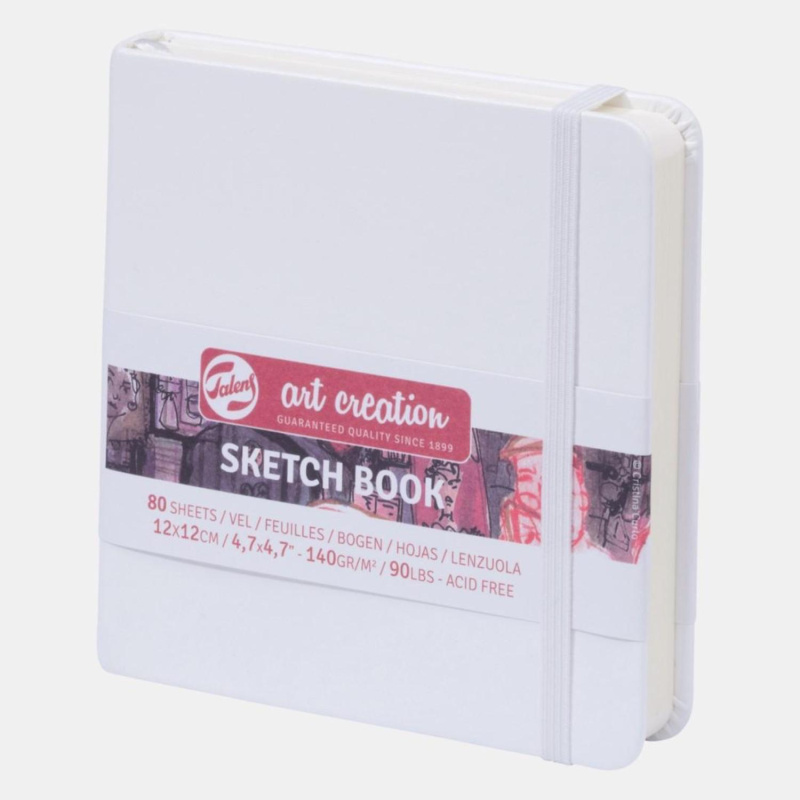 Art Book, Art Creation, skicák 12 x 12 cm, bílý