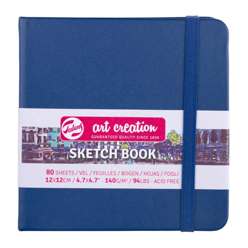Art book, Art Creation, skicák, 12 x 12 cm, tmavě modrý 