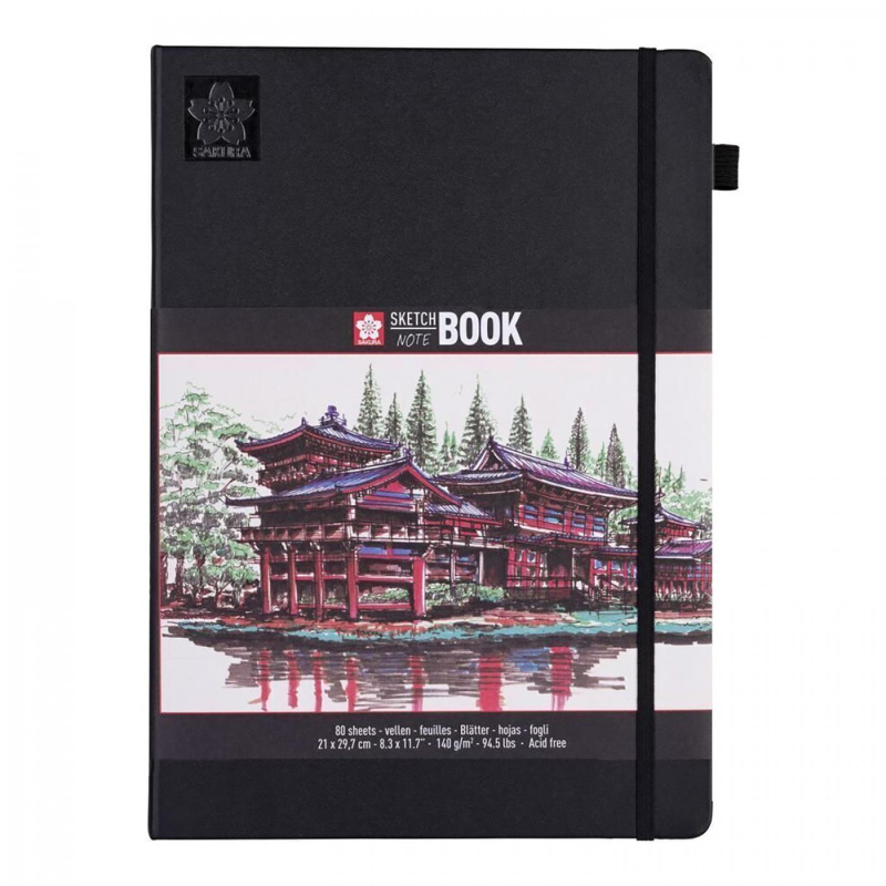 Art Book, Sakura, skicák, 21 x 29,7 cm, béžový papír