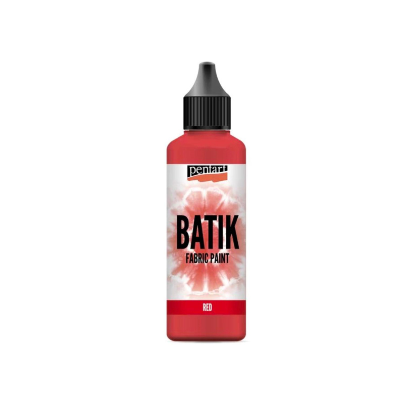 Batikovací barva, 80 ml, červená 