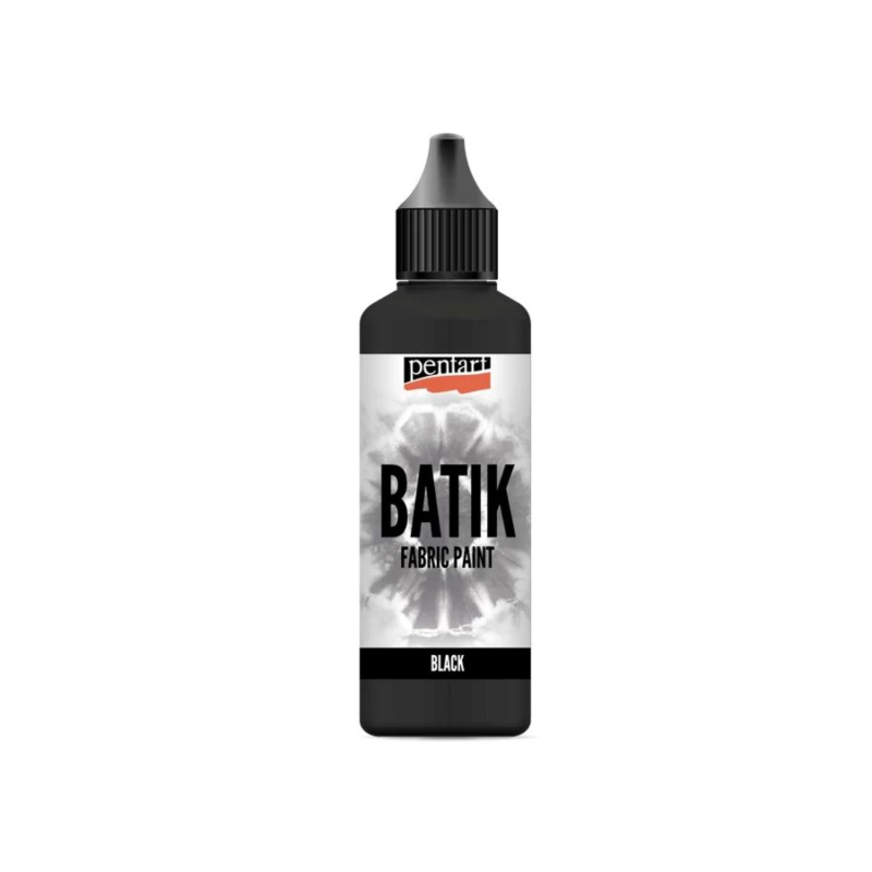 Batikovací barva, 80 ml, černá 