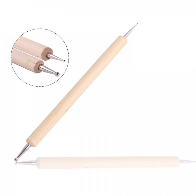 Tečkovací pero, dřevěná rukojeť