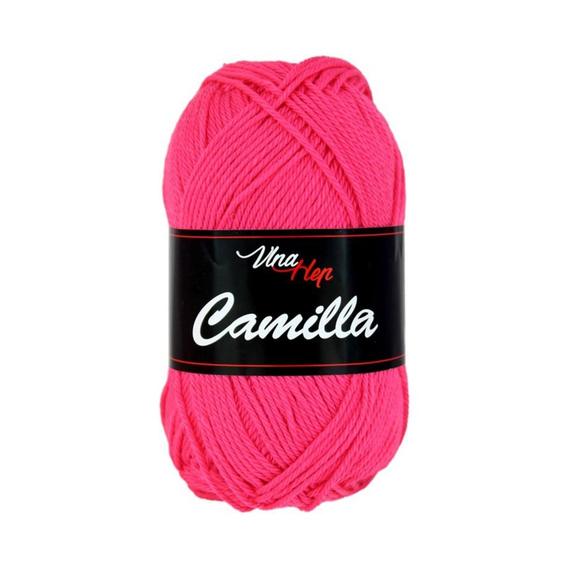 Camilla, 100% bavlněná příze, 50 g, cca 125 m, 8036 tučně růžová