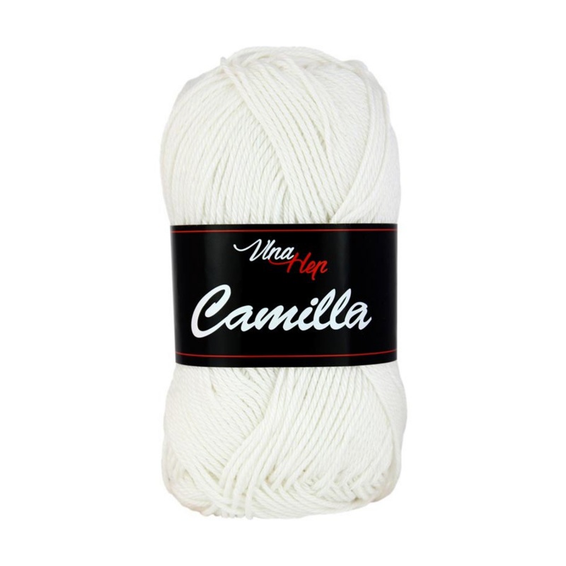 Camilla, 100% bavlněná příze, 50 g, cca 125 m, 8171 krémová