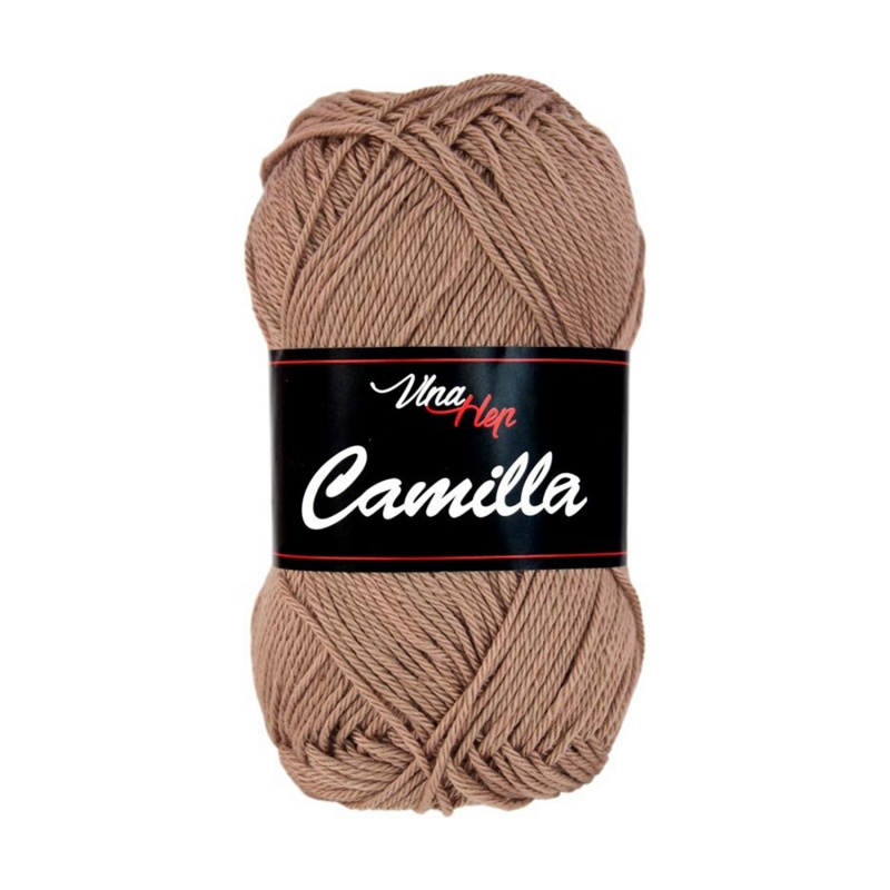 Camilla, 100% bavlněná příze, 50 g, cca 125 m, 8223 světle hnědá