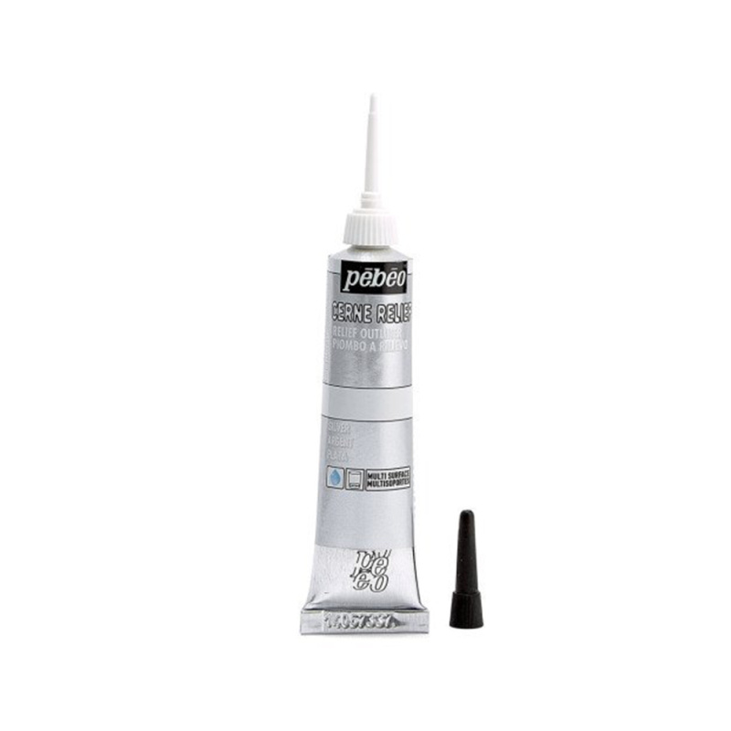 Cerne Relief contour 37 ml, stříbrná