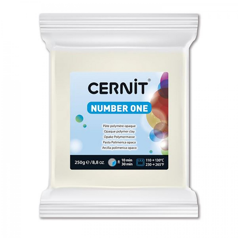 CERNIT Number One 250g, 027 neprůhledná bílá