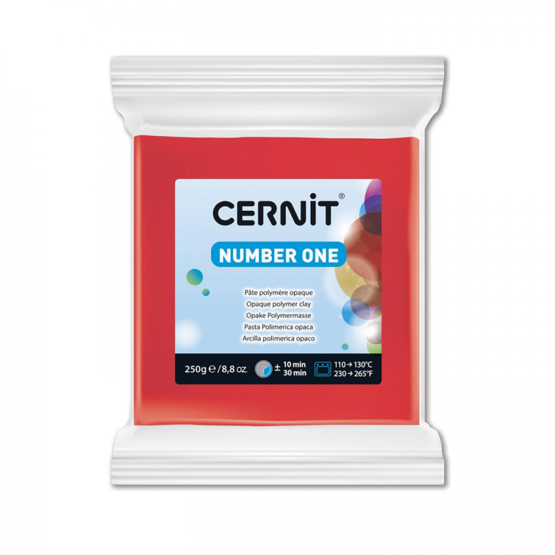 CERNIT Number One 250g, 400 červená