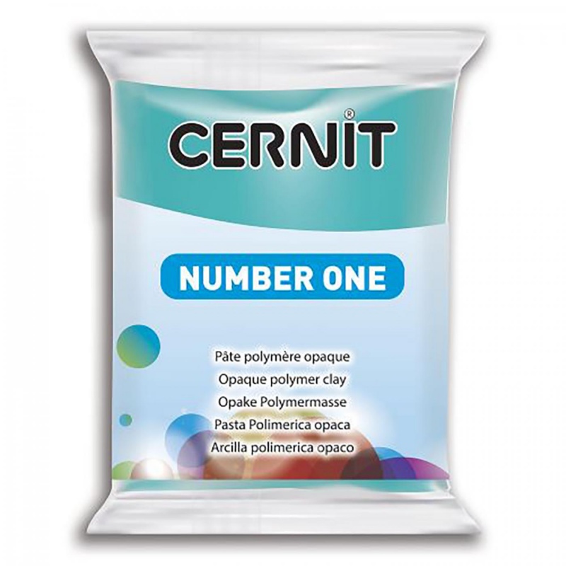 CERNIT Number One 56g, 280 teal 50% průhlednost