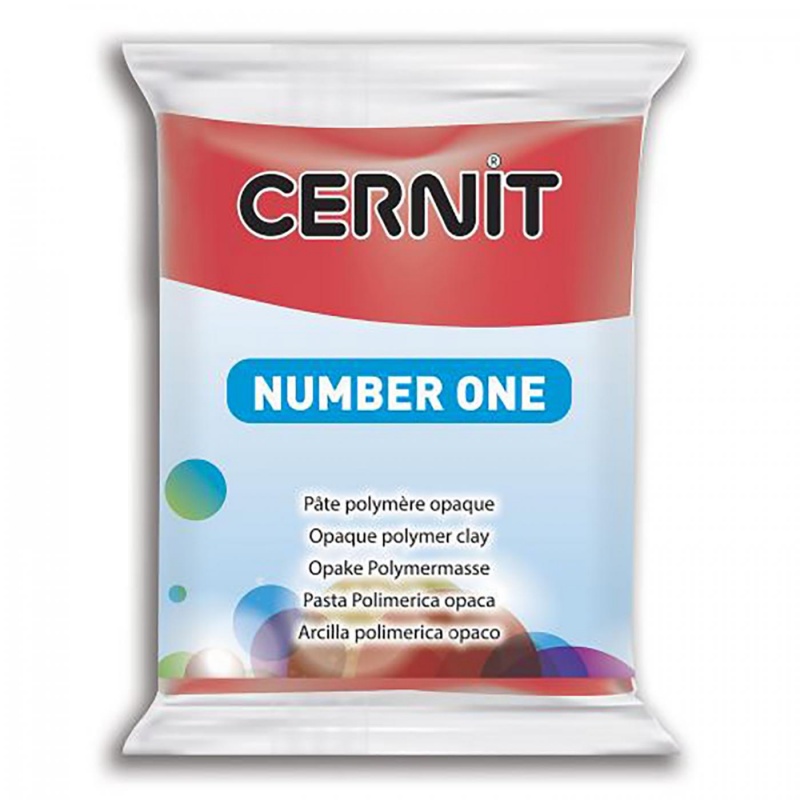 CERNIT Number One 56g, 400 červená, 50% průhlednost