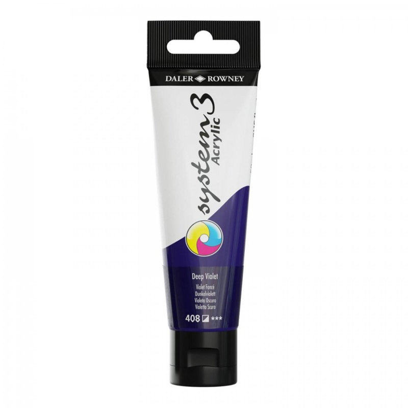 D & R System3 Acrylic 59 ml, Deep violet