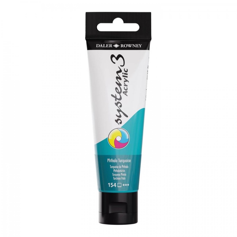 D & R System3 Acrylic 59 ml, PHTHALATE turquoise