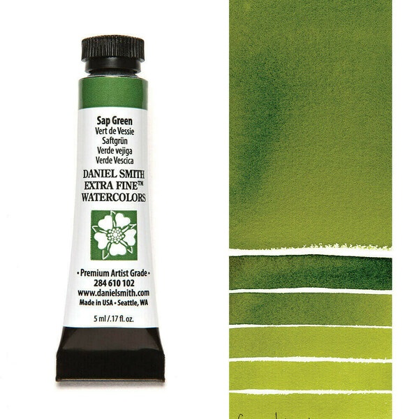 Daniel Smith, akvarel, 5 ml, 102 Sap Green