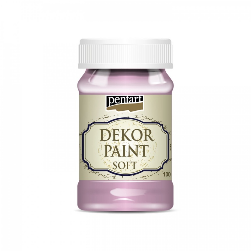 Dekor Paint Soft 100 ml, baby růžová