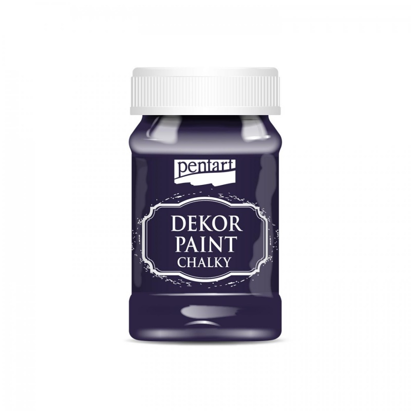 Dekor Paint Soft 100 ml, baklažánová