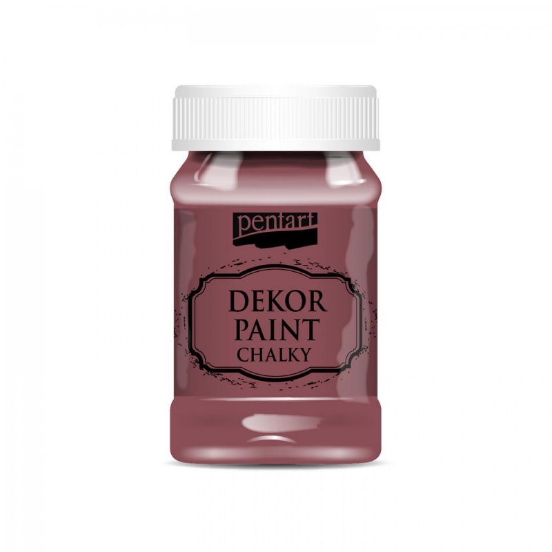 Dekor Paint Soft 100 ml, burgundská červená