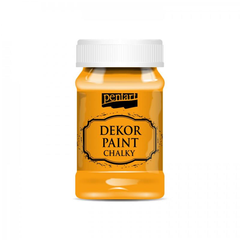Dekor Paint Soft 100 ml, oranžová