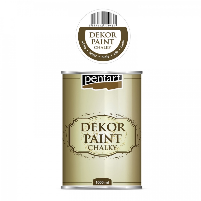 Dekor Paint Soft 1000 ml, bílá