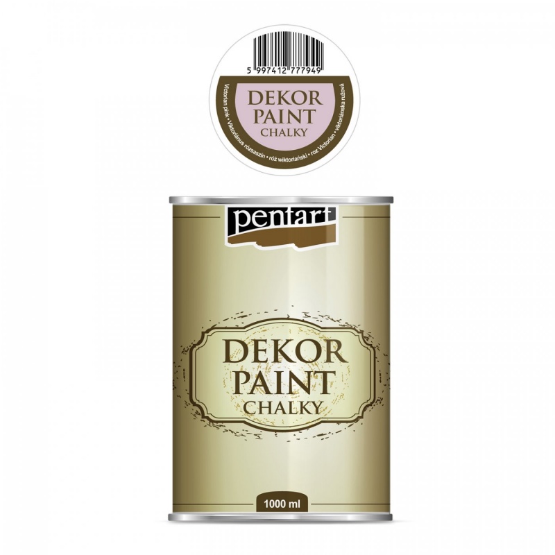 Dekor Paint Soft 1000 ml, viktoriánská růžová