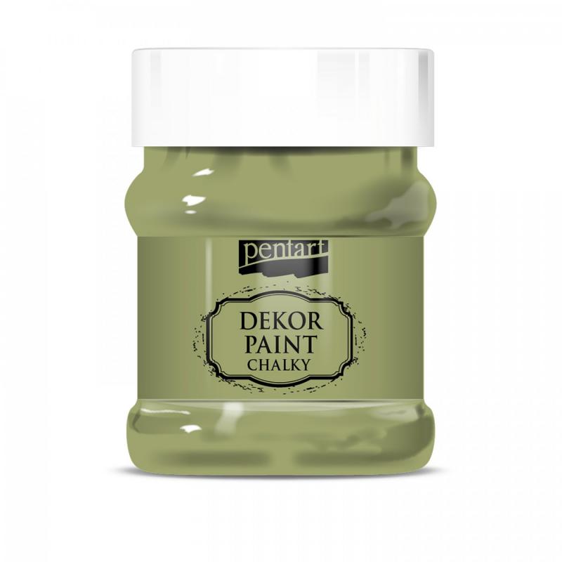 Dekor Paint Soft 230 ml, olivová