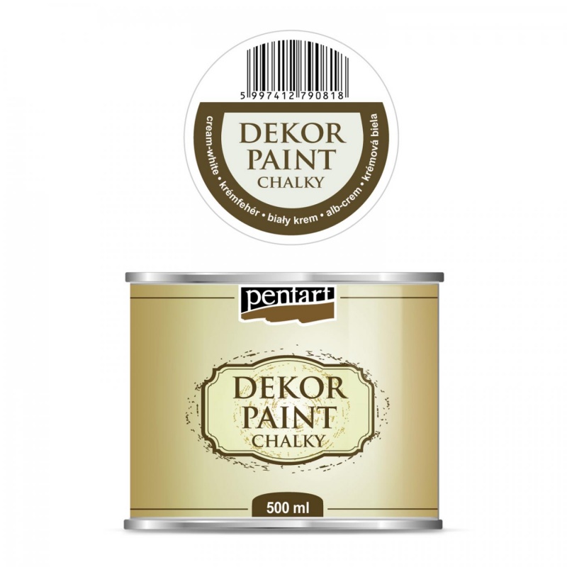 Dekor Paint Soft 500 ml, krémová bílá