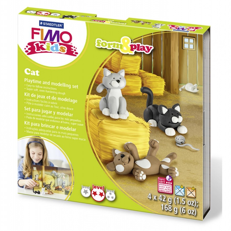 DĚTSKÁ SADA FIMO KIDS - Koťata