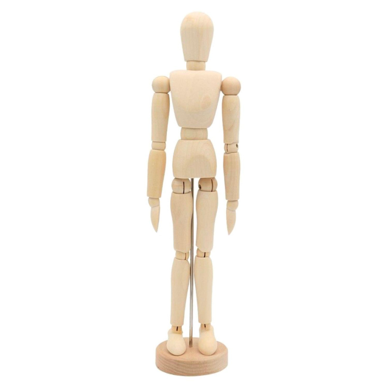 Dřevěná kreslící figurína - muž 30 cm