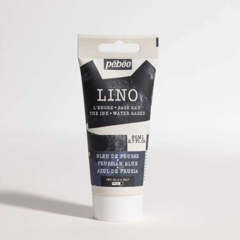 Linorytová barva PEBEO LINOCUT - pruská modř, 80 ml 