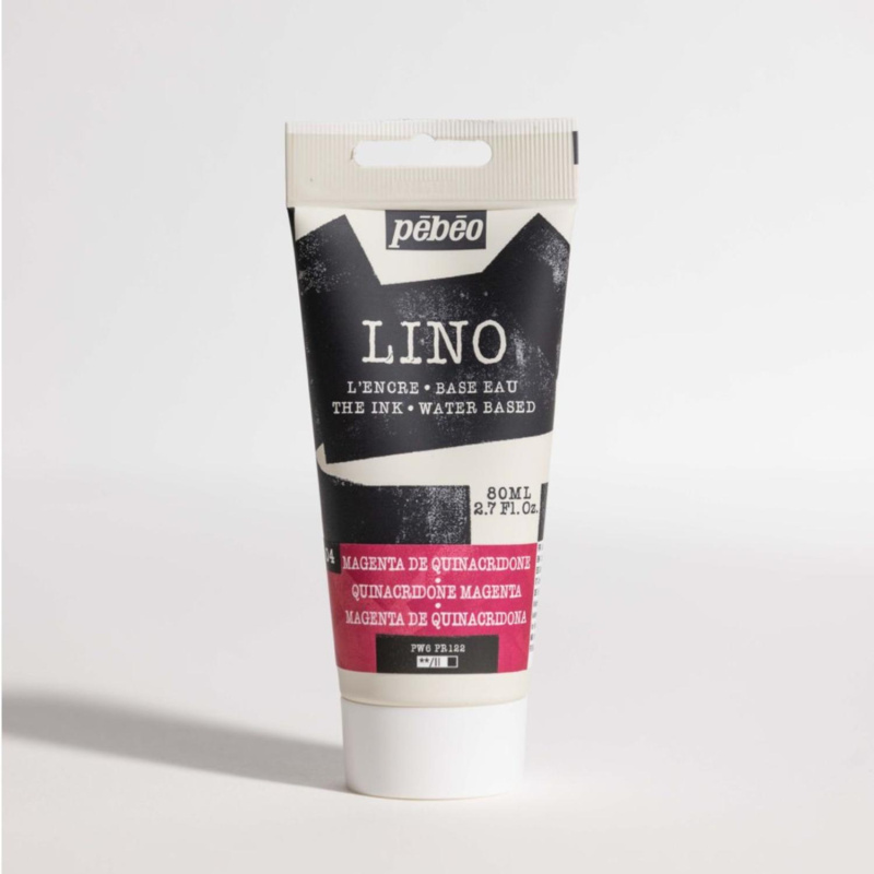 Linorytová barva PEBEO LINOCUT - chinakridonová purpurová, 80 ml 