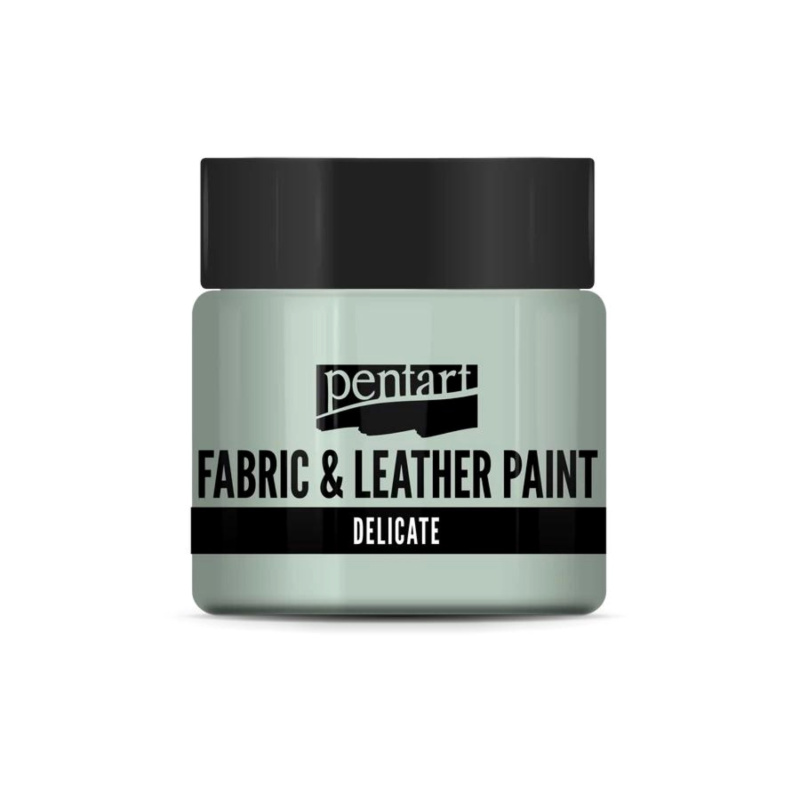 Barva na textil a kůži, delicate, 50ml, zelenostrieborná