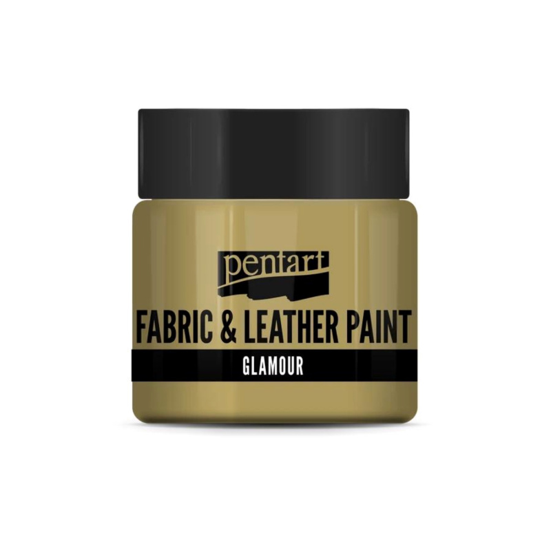 Barva na textil a kůži, glamour, 50 ml, šampaňské
