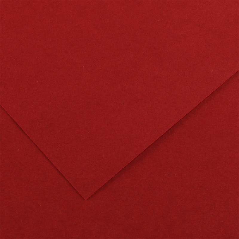 Barevné kreslení Canson Colorline 50x65 cm, 150 g , tmavě červená