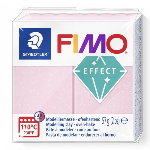 FIMO Effect Gemstone 57 g, 206 růžový křemen
