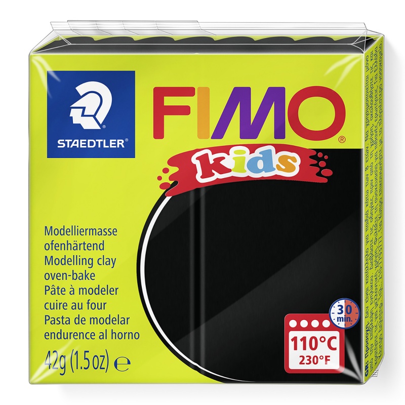 FIMO Kids, 42 g, 9 černá