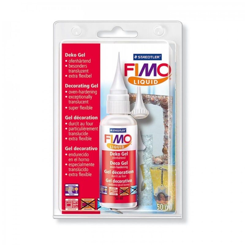 FIMO Liquid Deco Gel, 50 ml, tekutý polymer, průhledný