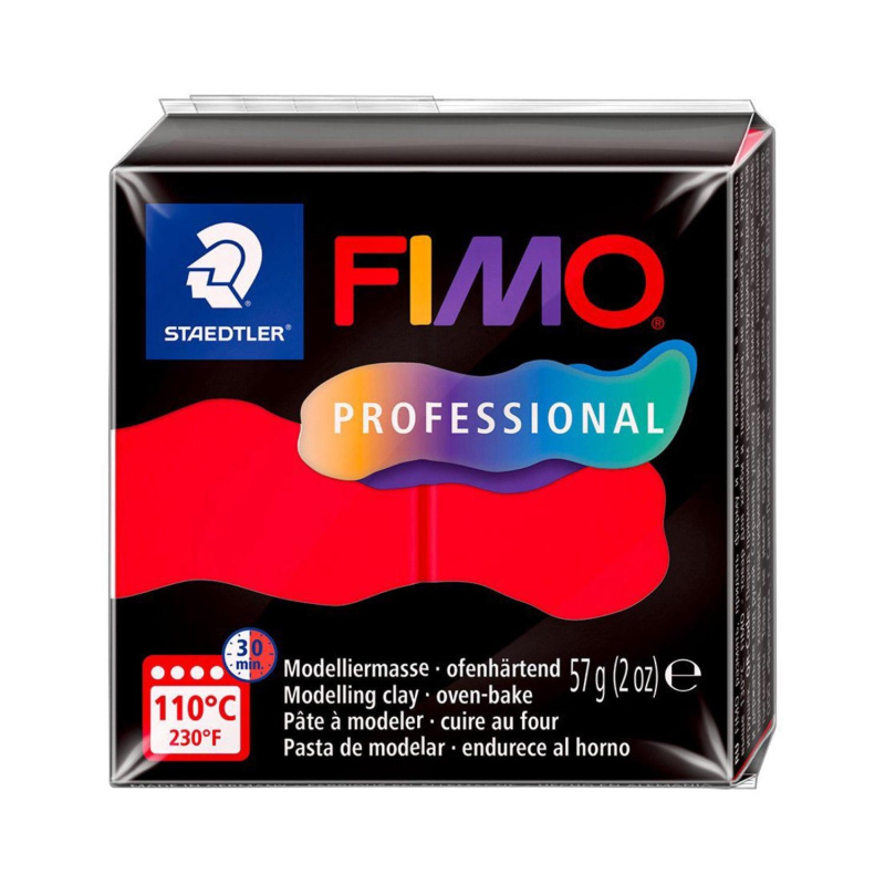 FIMO Professional 57 g, 200 červená 