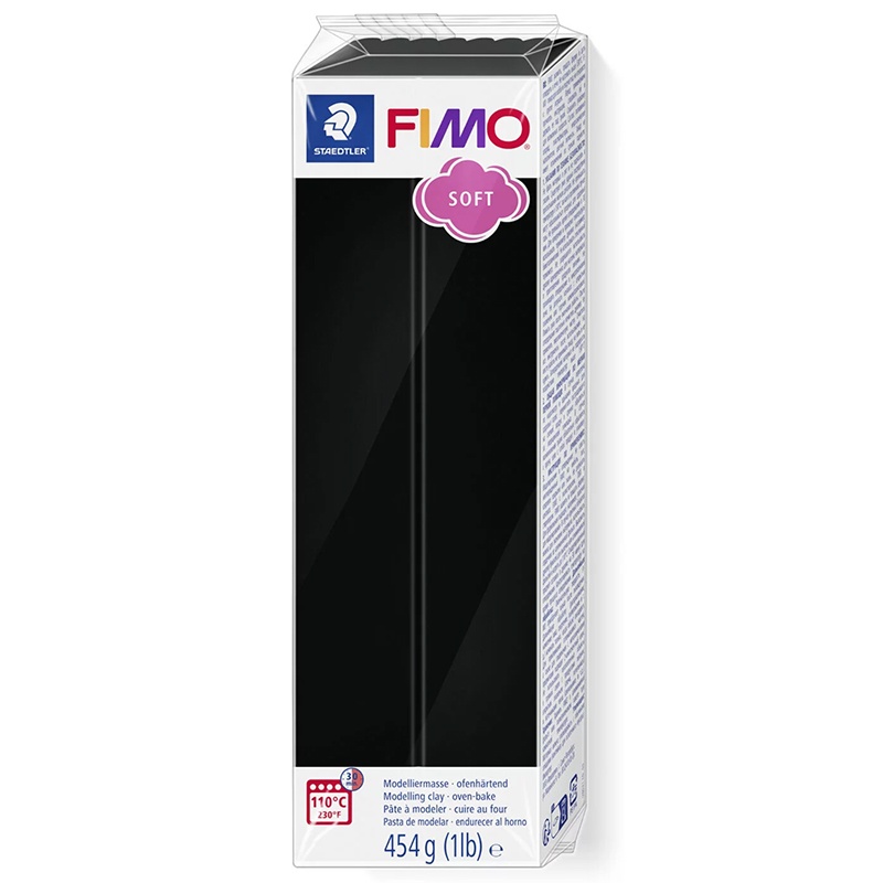 FIMO Soft, 454 g, 9 černá