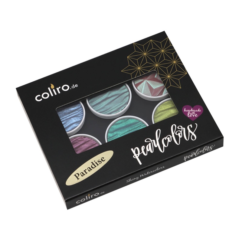 Finetec, Coliro Pearl color set Paradise 6 ks